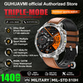 Reloj Inteligente Deportivo Militar 1400mAh Bluetooth
