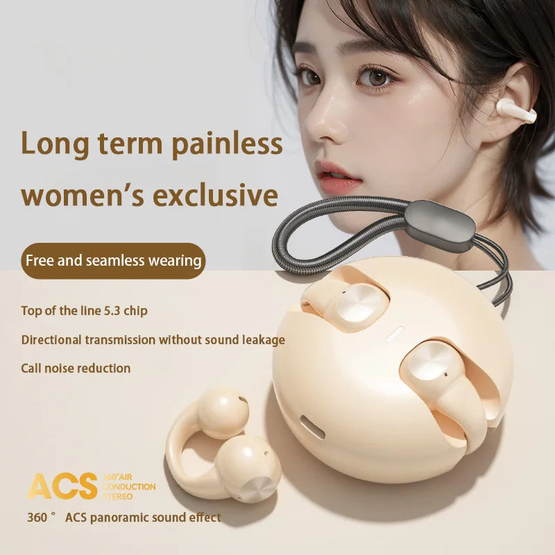 Auriculares de Conducción Ósea TWS Bluetooth 5.3