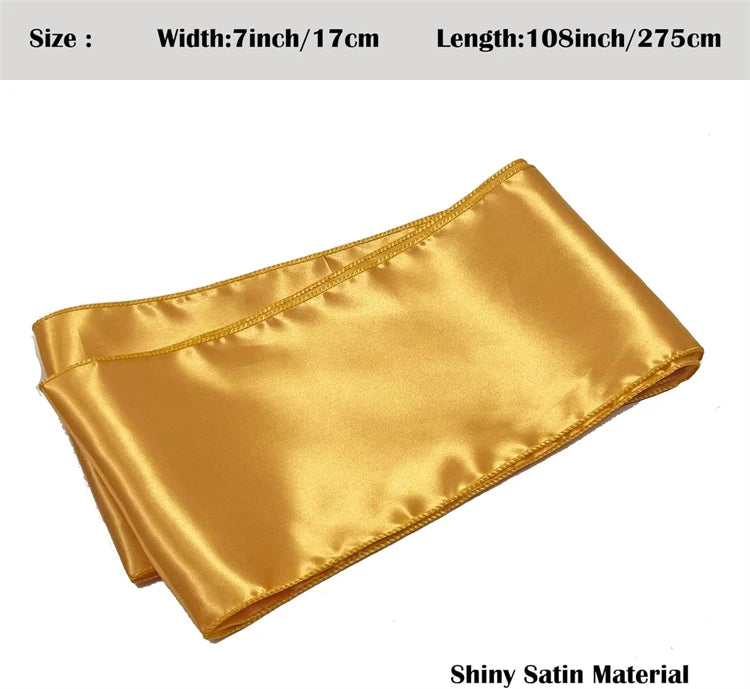 10 Uds. Fajas de satén para sillas, cintas elegantes de calidad superior para sillas, lazos, sillas con lazo, decoración para fiesta de banquete de boda
