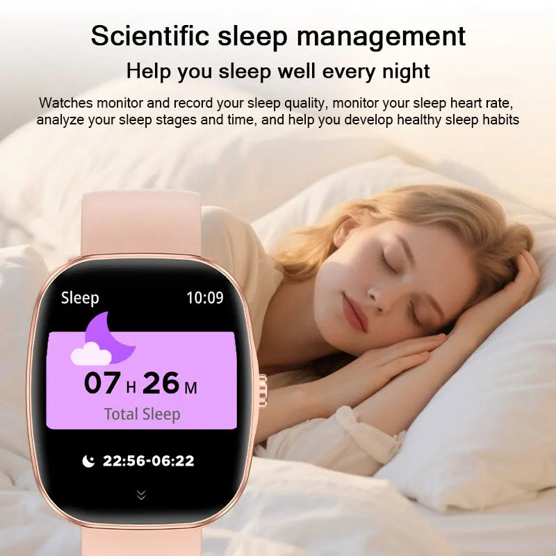 Reloj Inteligente HD 1.53 Pulgadas SpO2 Resistente Agua