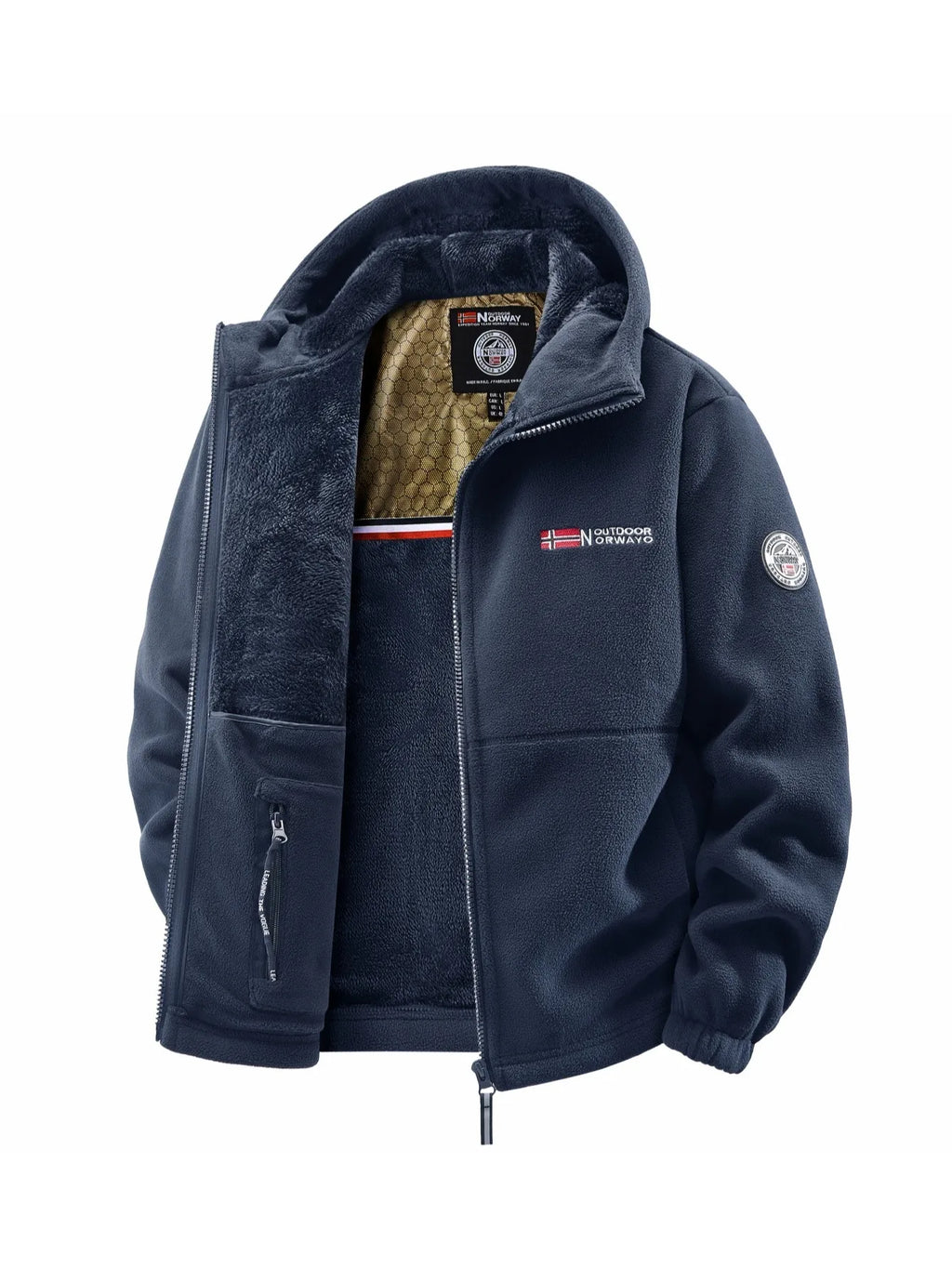 Chaqueta con capucha para exteriores de otoño e invierno para hombre, adecuada para uso diario en casa, para viajes, fiestas, desplazamientos, moda al aire libre versátil, mejora el temperamento, ropa de calle, ropa de viaj
