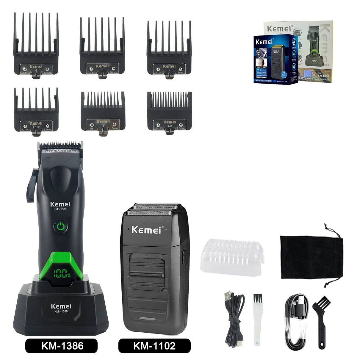 Cortadora de Pelo Profesional para Hombre, Cuchilla DLC, Motor DCM 7500 RPM
