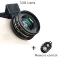 Kit de Lentes Macro 15X y 30X 4K HD para Smartphone