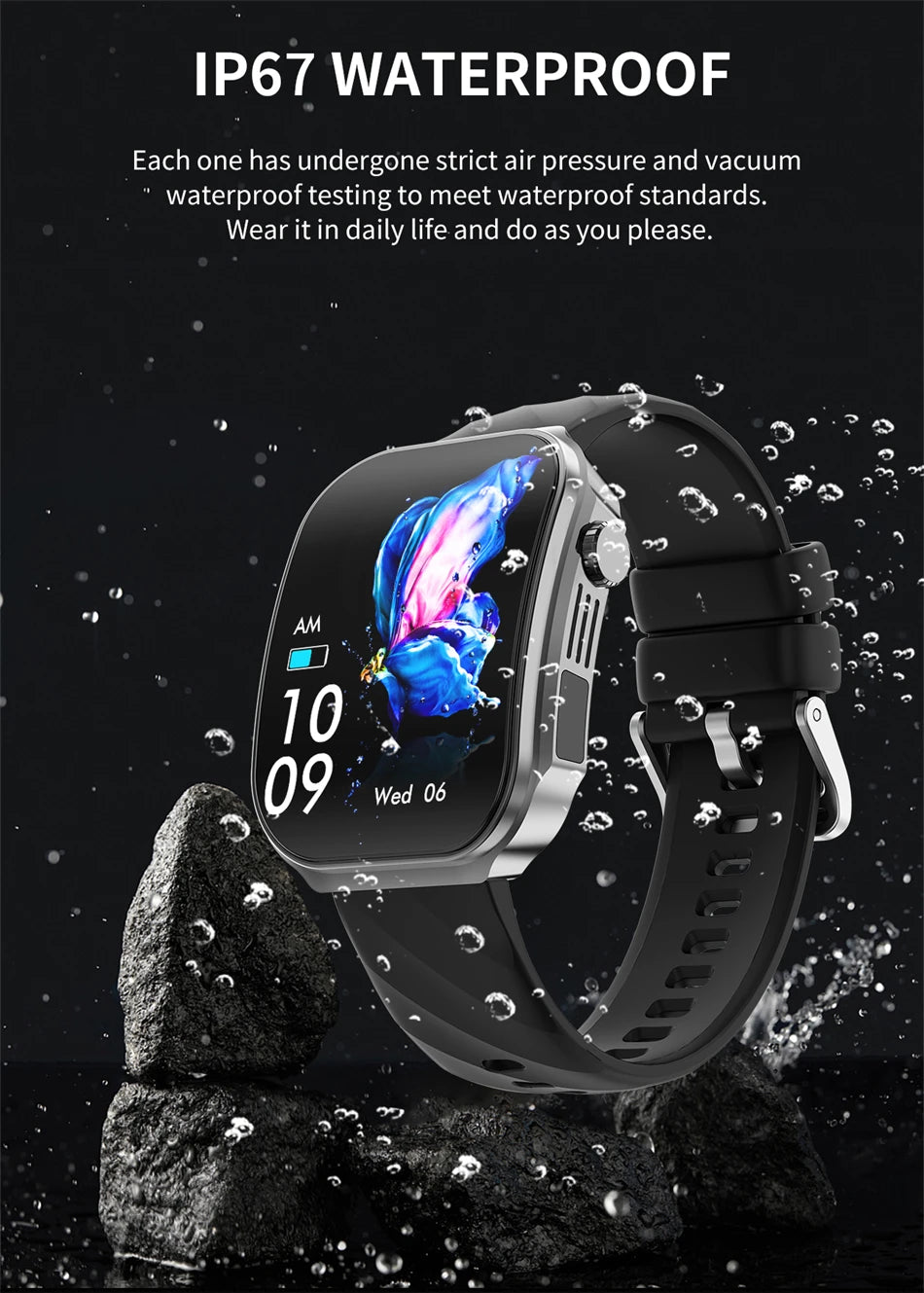 Reloj Inteligente LIGE Pantalla Curva 3D 2.2 Pulgadas