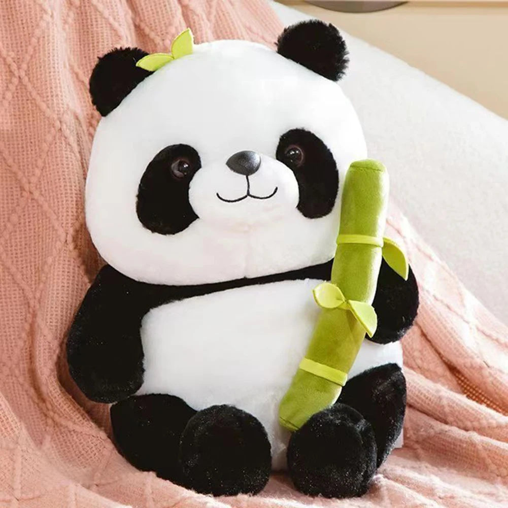 Peluche Panda de Bambú 25-38cm - Muñeco Suave para Niños