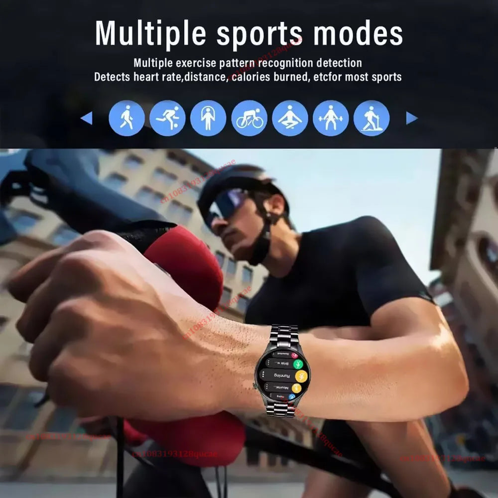 Reloj Inteligente para Hombre, Nuevo, con Pantalla HD, Seguimiento de Salud, Llamadas Bluetooth, Asistente de Voz, Deportivo, Cámara BT, Hw12