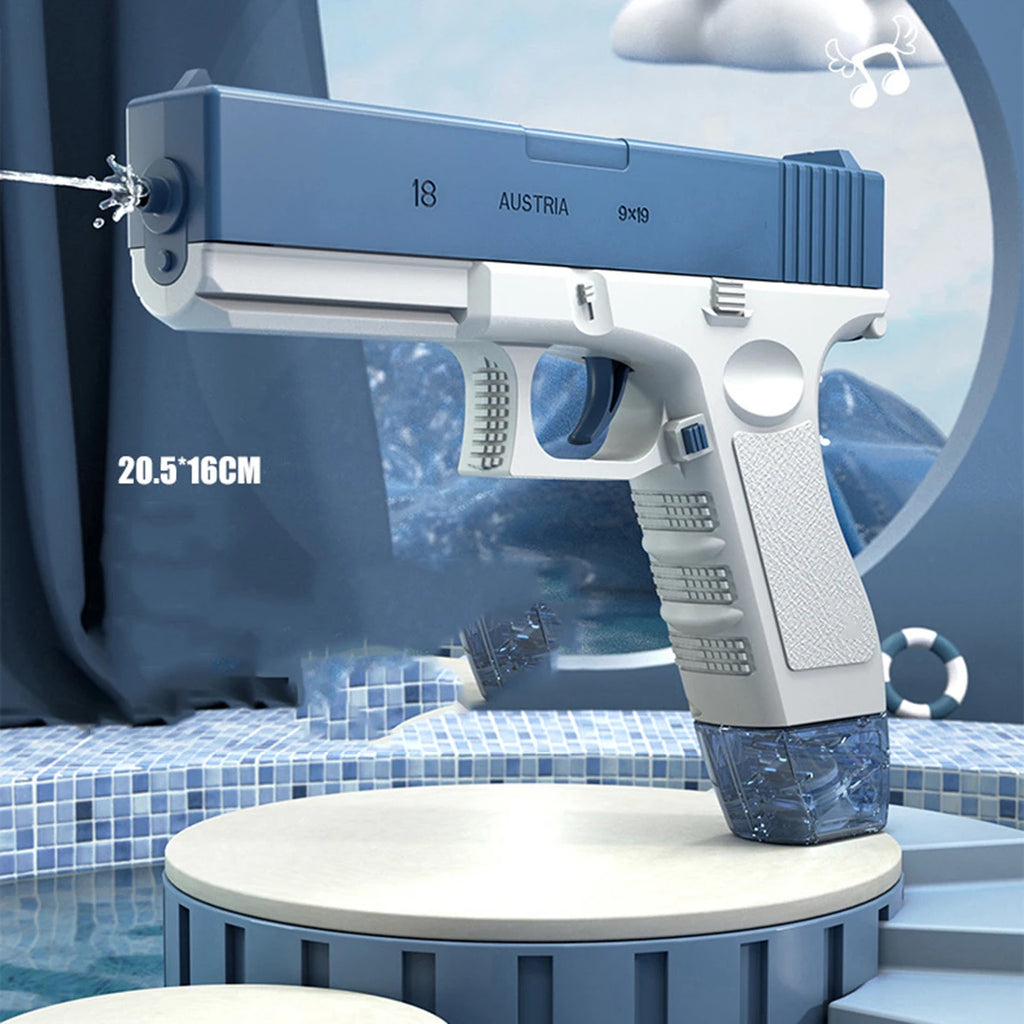 Pistola de agua eléctrica, juguetes de pulverización de agua, ráfagas, alta presión, carga fuerte, energía, agua, pistolas de juguete automáticas para niños