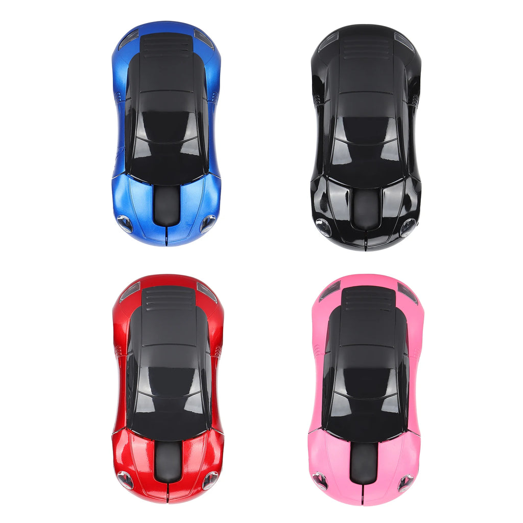 Ratón inalámbrico inteligente en forma de coche, portátil, 2,4G, inalámbrico, con receptor USB, para oficina, ordenador portátil, tableta