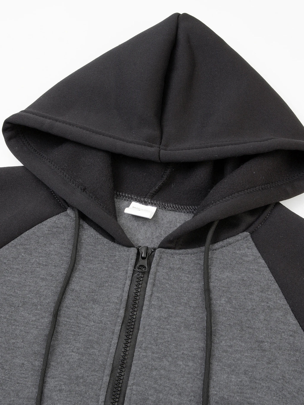 Buzo con Capucha y Cremallera Unisex Talla Grande