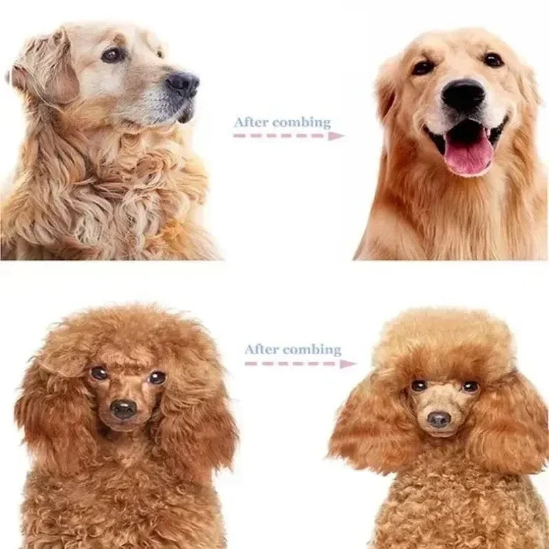 Cepillo Removedor de Pelo Autolimpiante para Mascotas