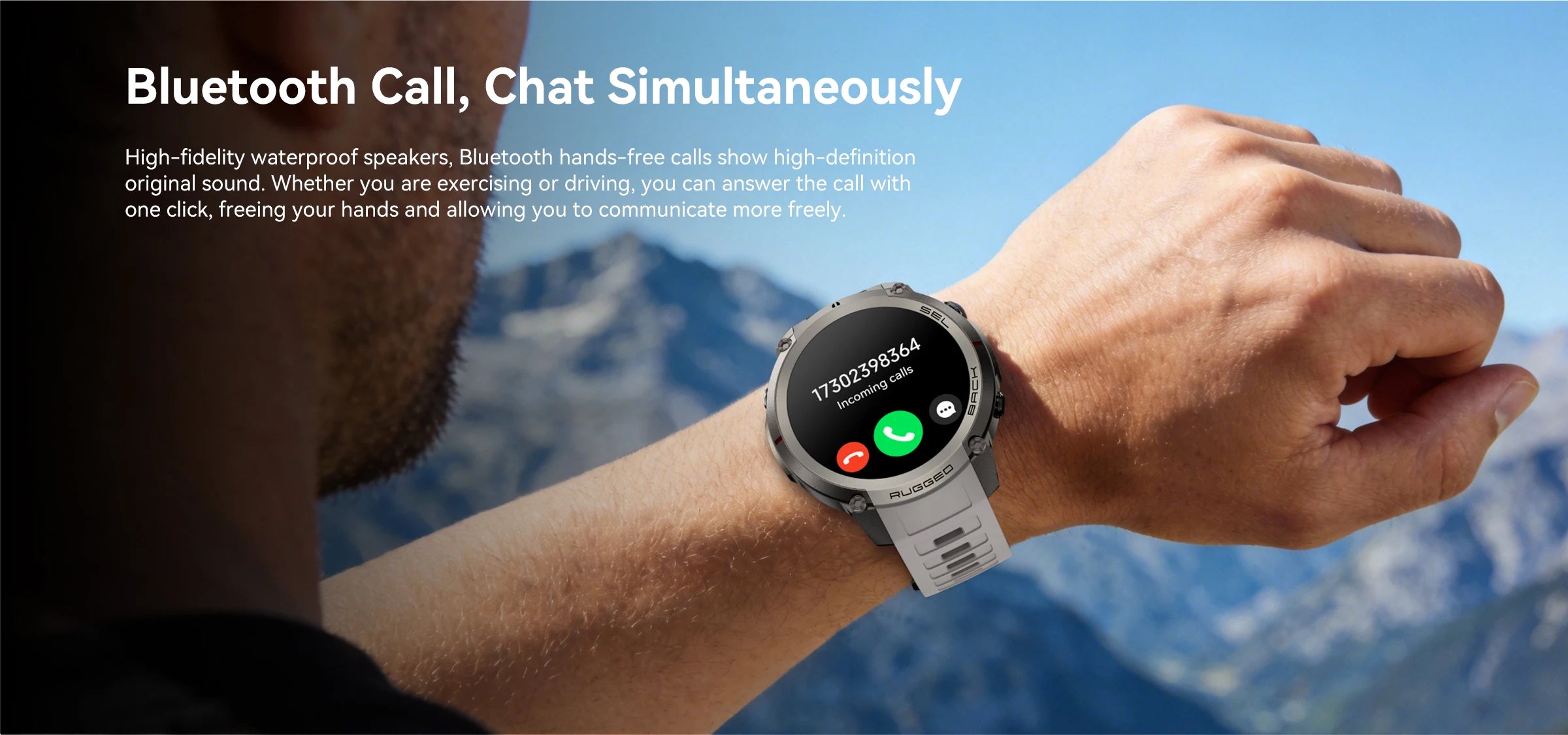 Reloj Inteligente GPS 1.43 Mapa Sin Conexión