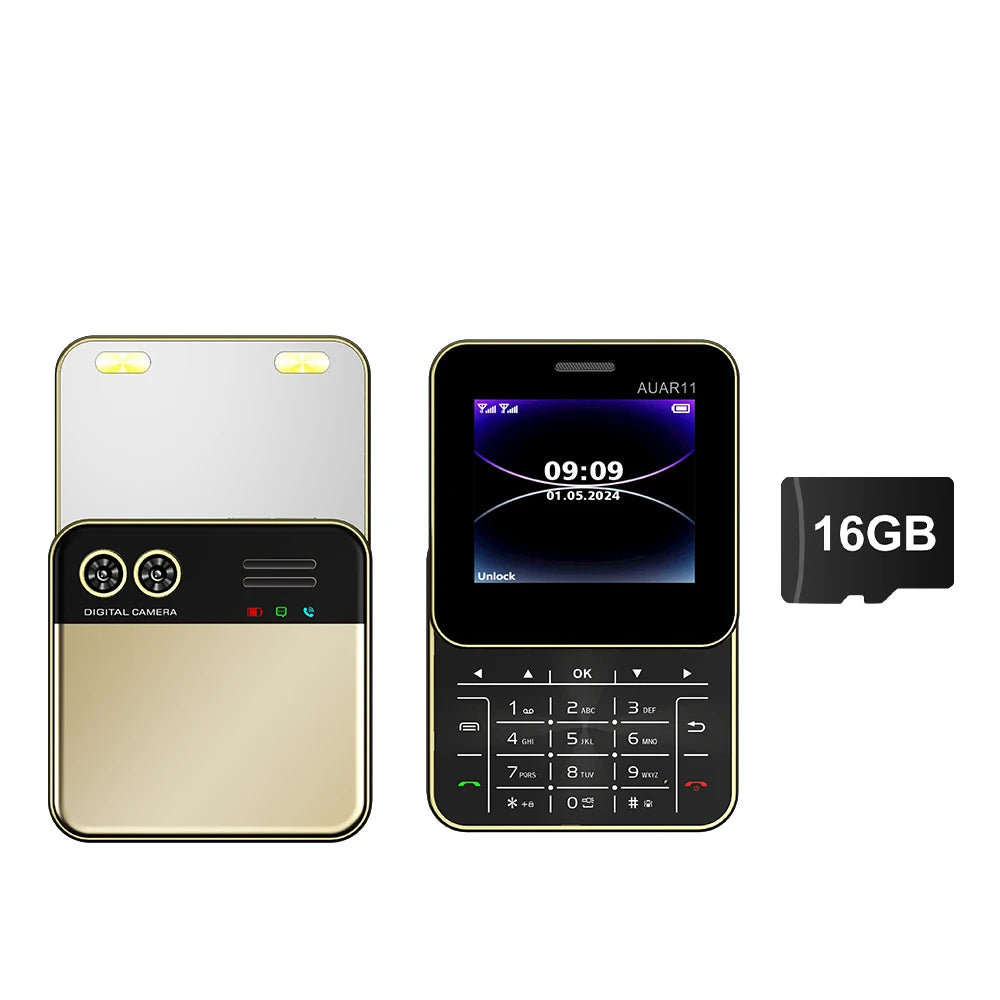 Teléfono SERVO AUAR11 Dual SIM 2G GSM Pantalla Giratoria 2.4"