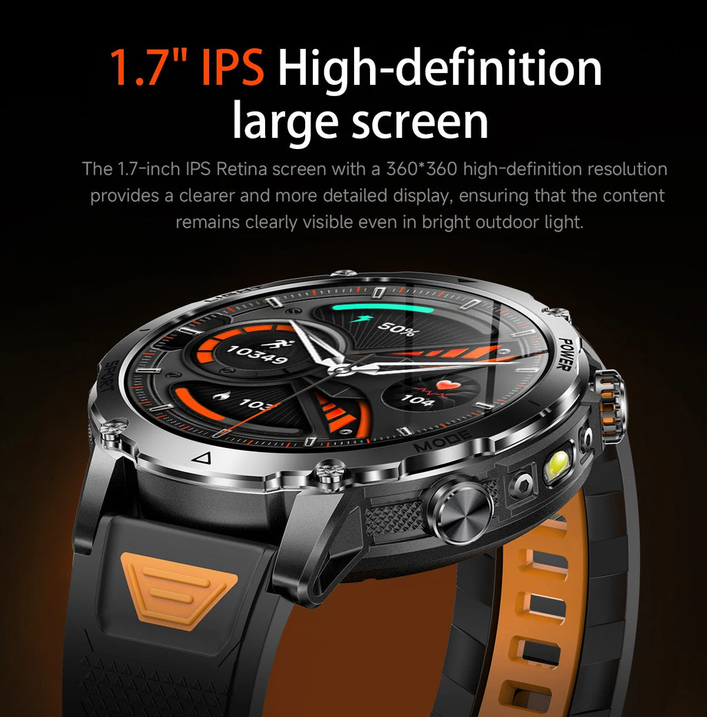 LIGE TANK Ultra Reloj Inteligente Militar 10ATM