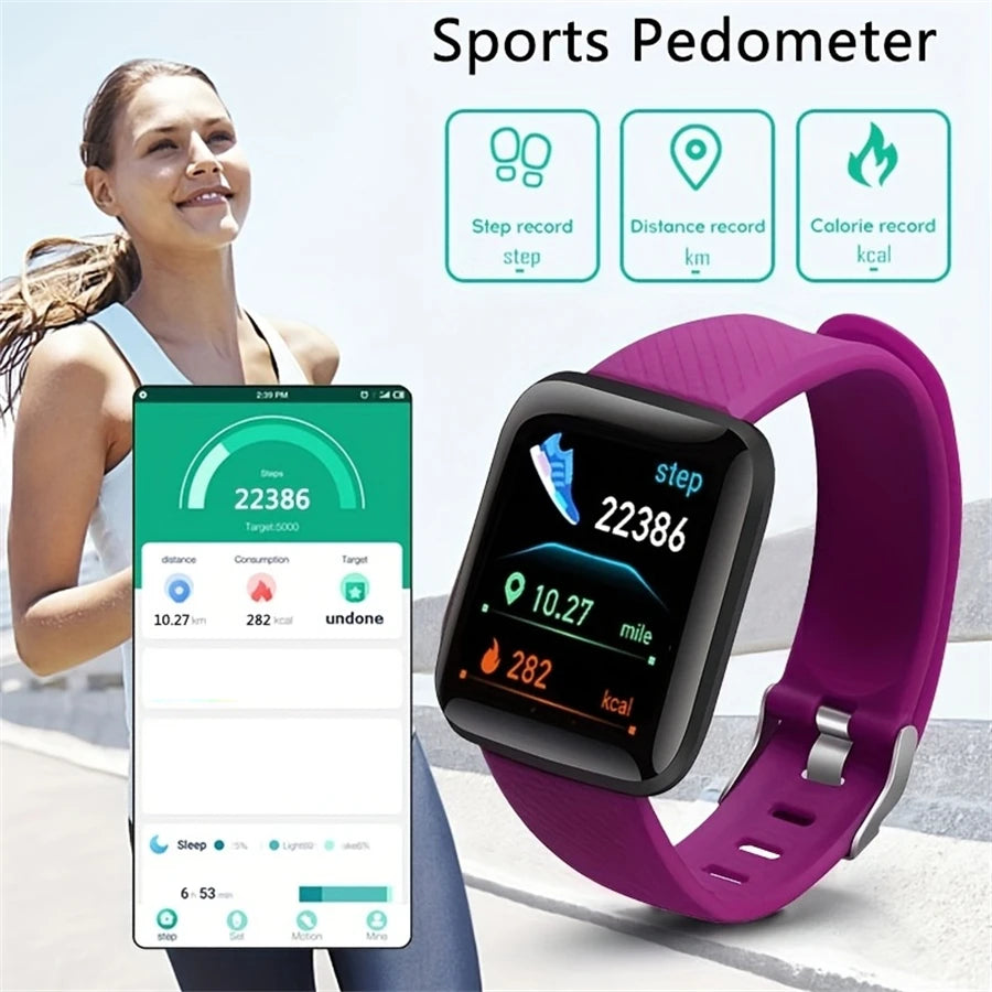Pulsera Deportiva D13 y 116Plus con Seguimiento de Salud y Notificaciones
