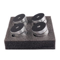 Altavoces de Audio HIFI de aleación de aluminio HiFi de alta gama, amplificador DAC CD, almohadillas para pies antigolpes, soportes de absorción de vibración, 4 Uds.