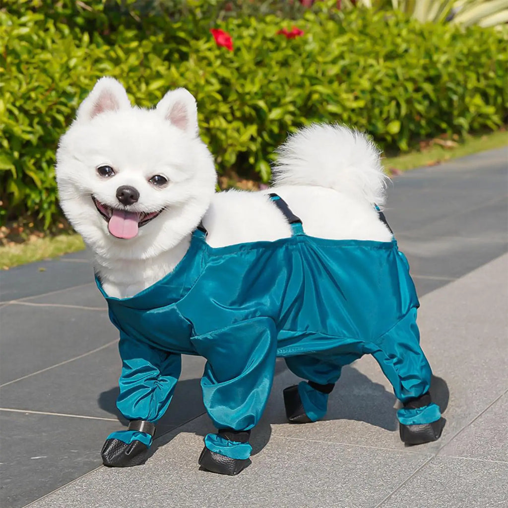 Traje de Nieve para Perro con Botas Incorporadas y Tiras Reflectantes