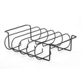 LMETJMA-estantes para costillas de barbacoa, soporte para asar carne y asar de acero recubierto antiadherente, con capacidad para 4 rejillas para parrilla de Gas JT25t