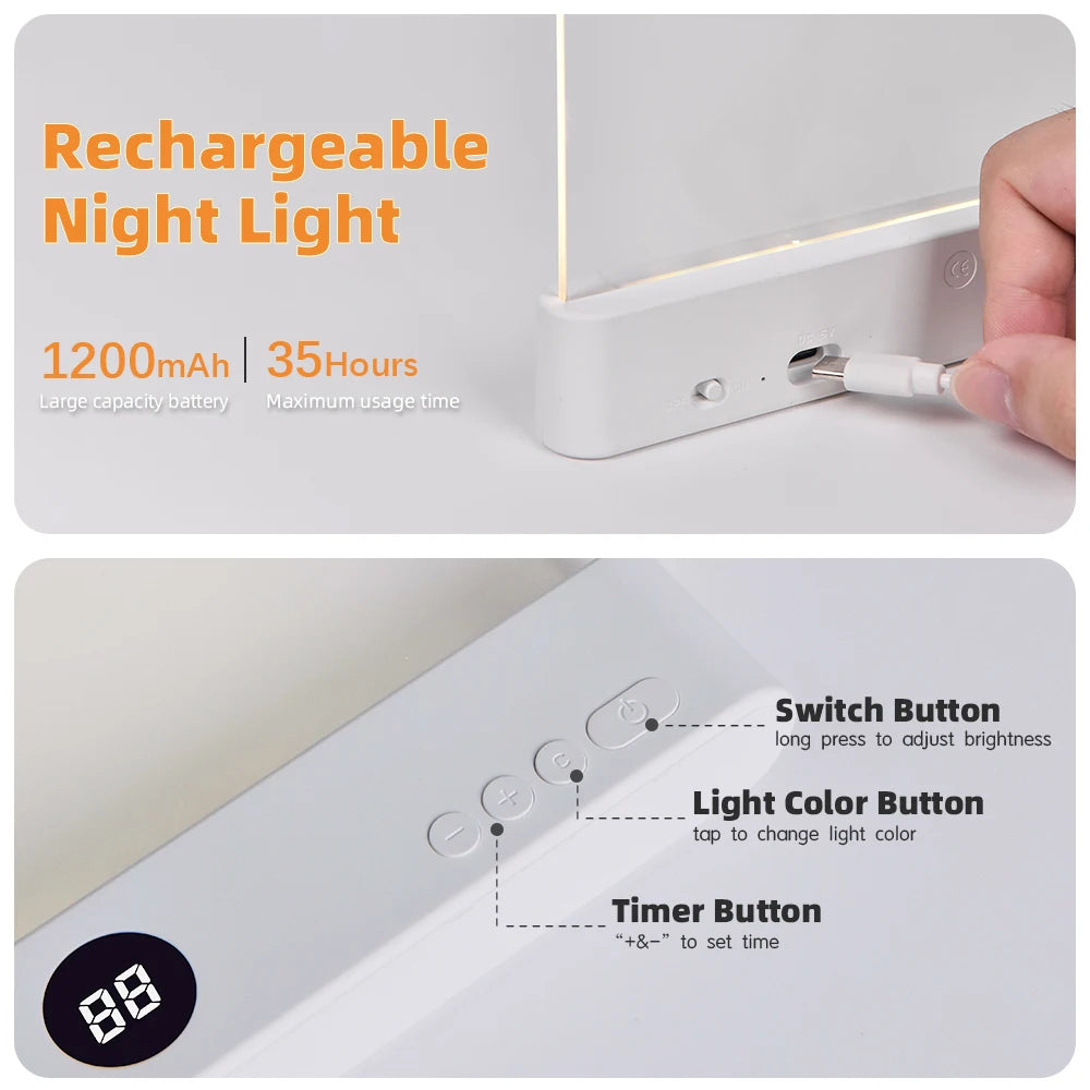 Luz de Lectura LED con Clip Ajustable Portátil