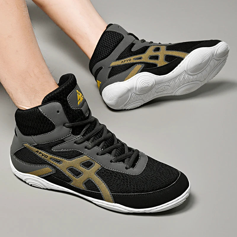 Zapatillas de lucha unisex antideslizantes con absorción de impactos