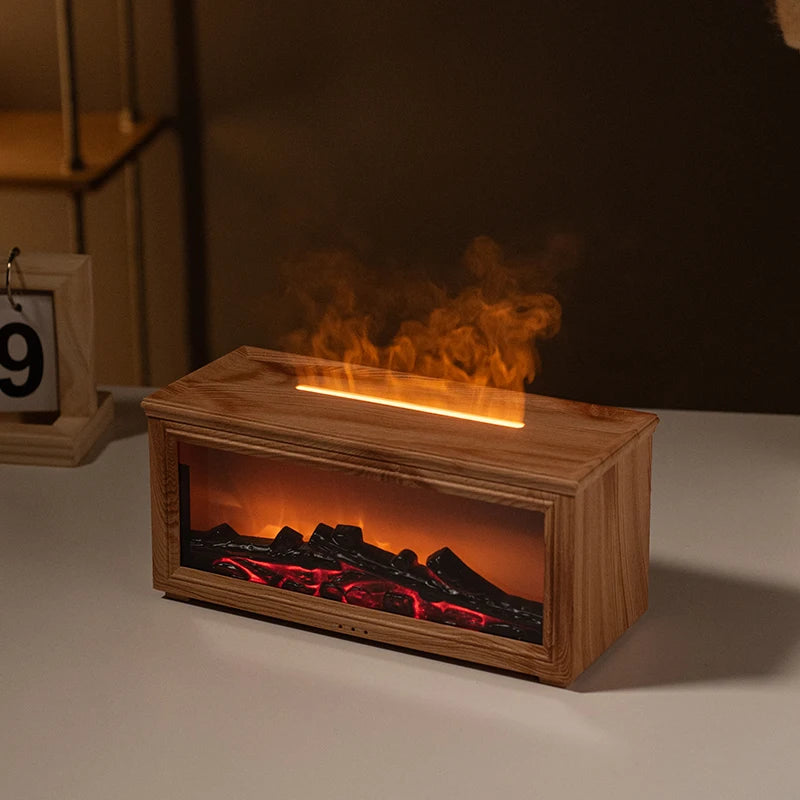 Difusor de Aceite Esencial Chimenea 7 Colores