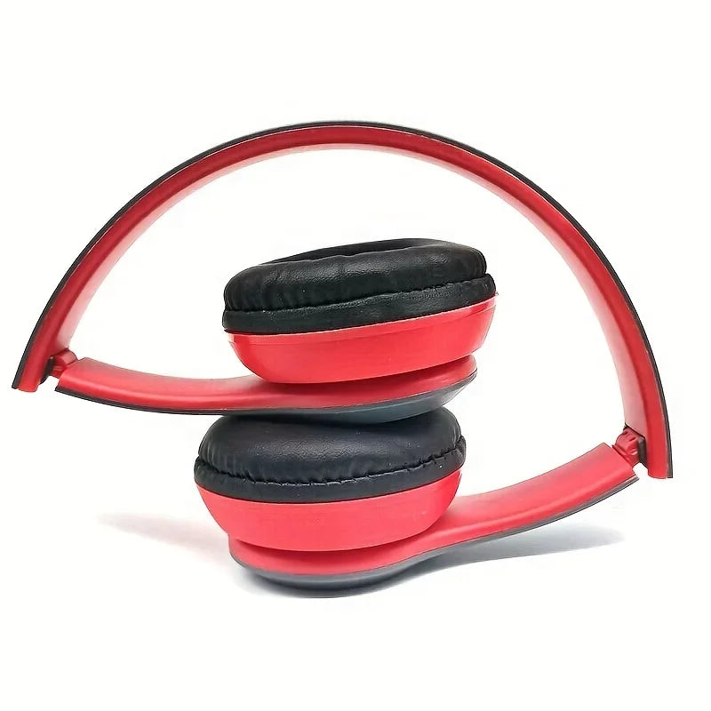Auriculares Estéreo P47, Auriculares Bluetooth 5.0 Plegables, Auriculares Inalámbricos Deportivos para Exteriores para iPhone, Samsung, PC, Accesorios para Juegos