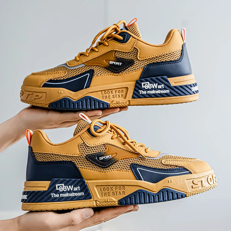 Zapatos de skate transpirables. Zapatos deportivos casuales de moda para hombre, zapatos para calle al aire libre, zapatos de hombre modernos y versátiles, adecuados