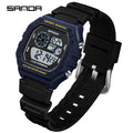 Reloj Digital SANDA 2202 para Hombre, LED Deportivo Impermeable 5 Bar
