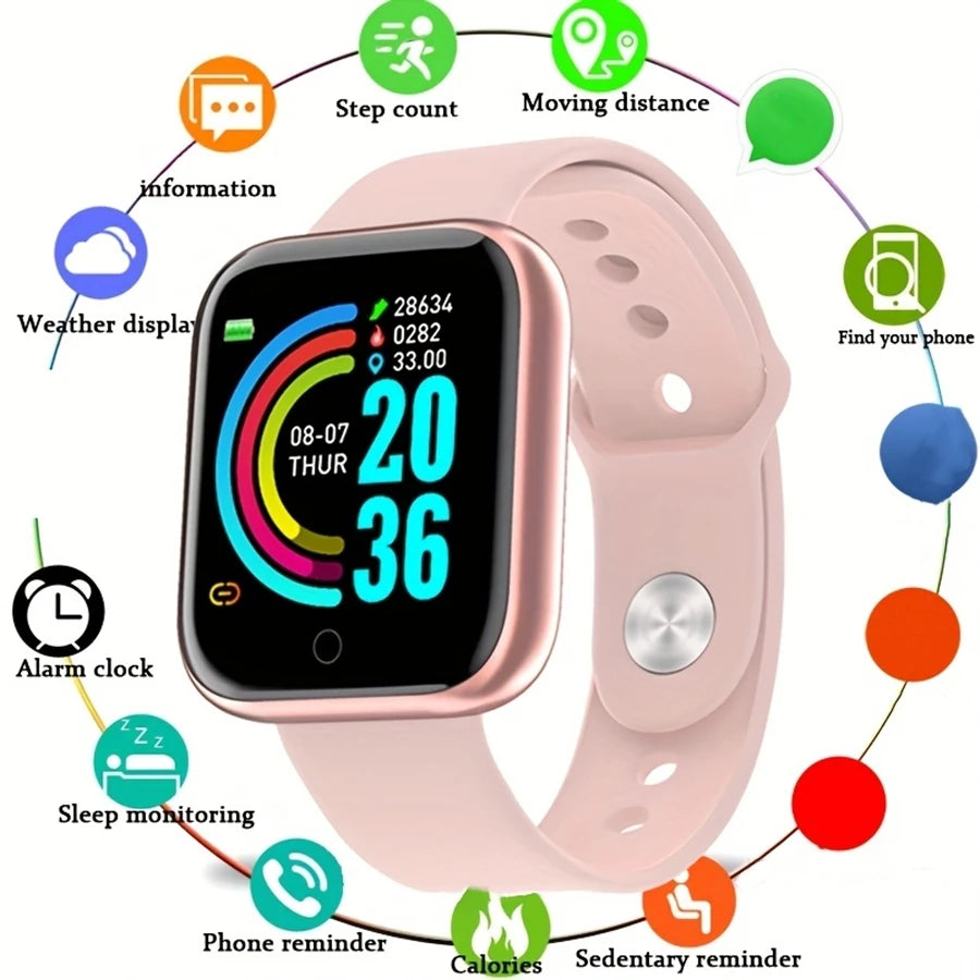 Pulsera Inteligente con Monitor de Fitness y Notificaciones