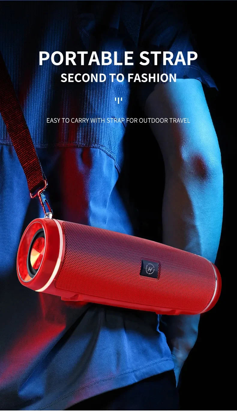 Altavoz Bluetooth Portátil 200W para Exteriores, HIFI Subwoofer