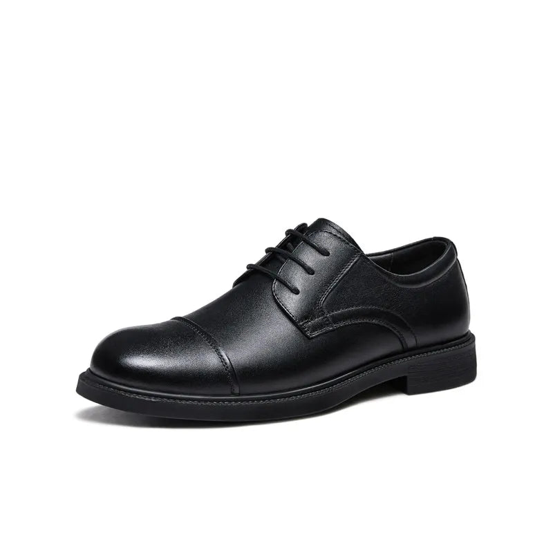 Golden Camel Zapatos informales para hombre, cómodos, antideslizantes, de cuero, con suela suave, zapatos planos para caminar, zapatos de vestir ligeros