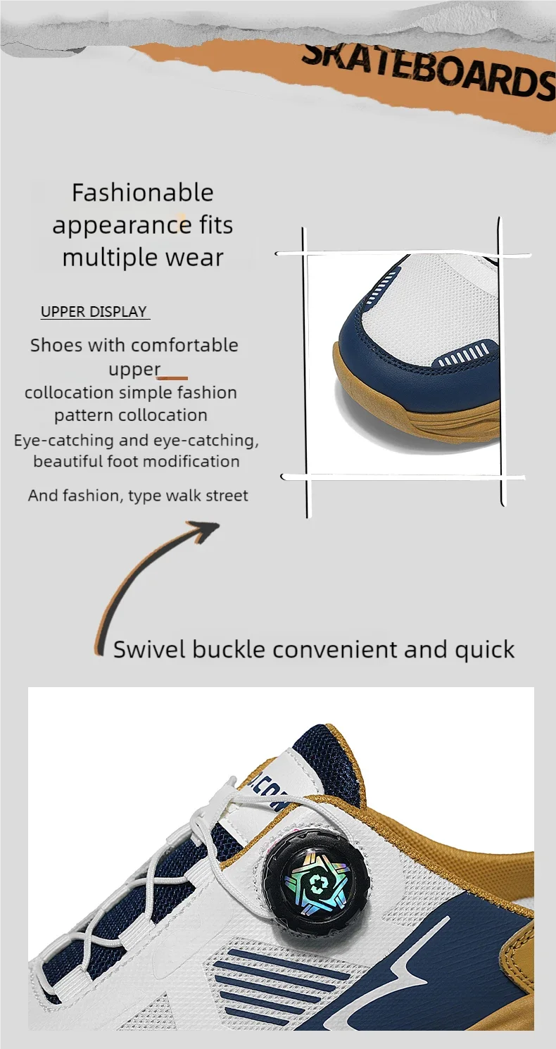 Zapatillas Casuales Transpirables para Hombre - Suela Blanda