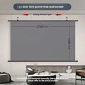 Pantalla de proyección XIAOHUI HD antiluz 16:9 para montaje en pared