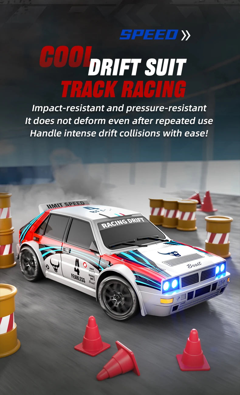 Mini Coche RC de Drift SG204 PRO 1:24, 2.4G, Alta Velocidad 4WD