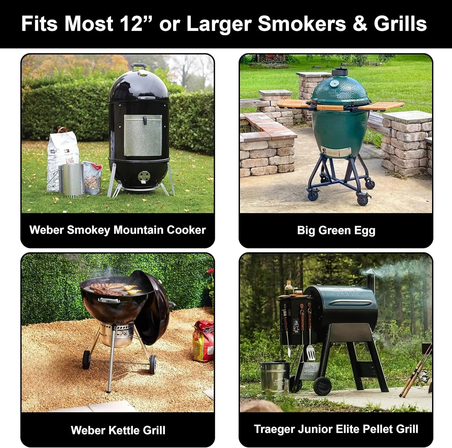 LMETJMA-estantes para costillas de barbacoa, soporte para asar carne y asar de acero recubierto antiadherente, con capacidad para 4 rejillas para parrilla de Gas JT25t