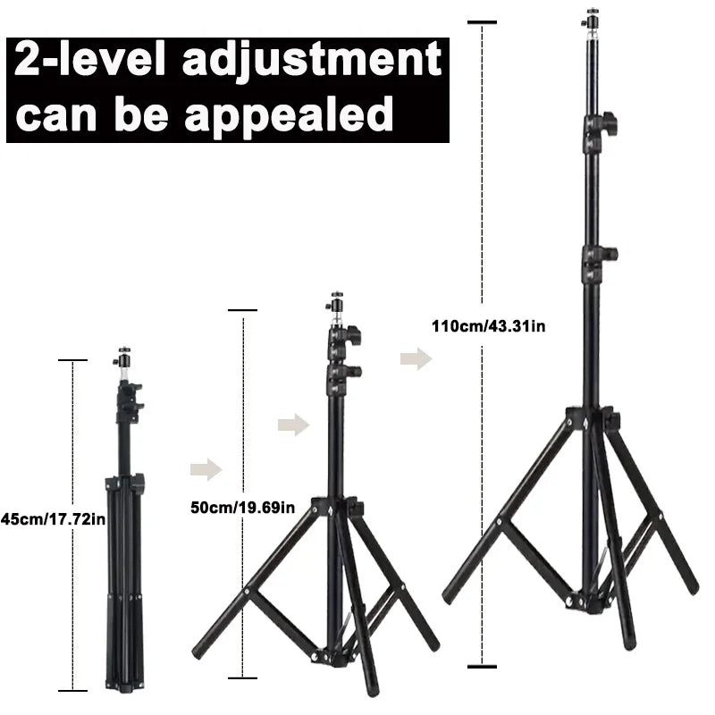 Soporte trípode portátil DITONG para proyector, altura ajustable 110-160 cm