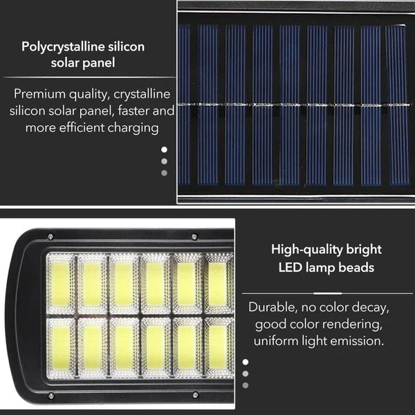 Farolas Solares con Sensor de Movimiento para Jardín