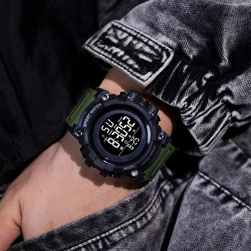 Reloj Deportivo Digital YIKAZE Militar Multifunción