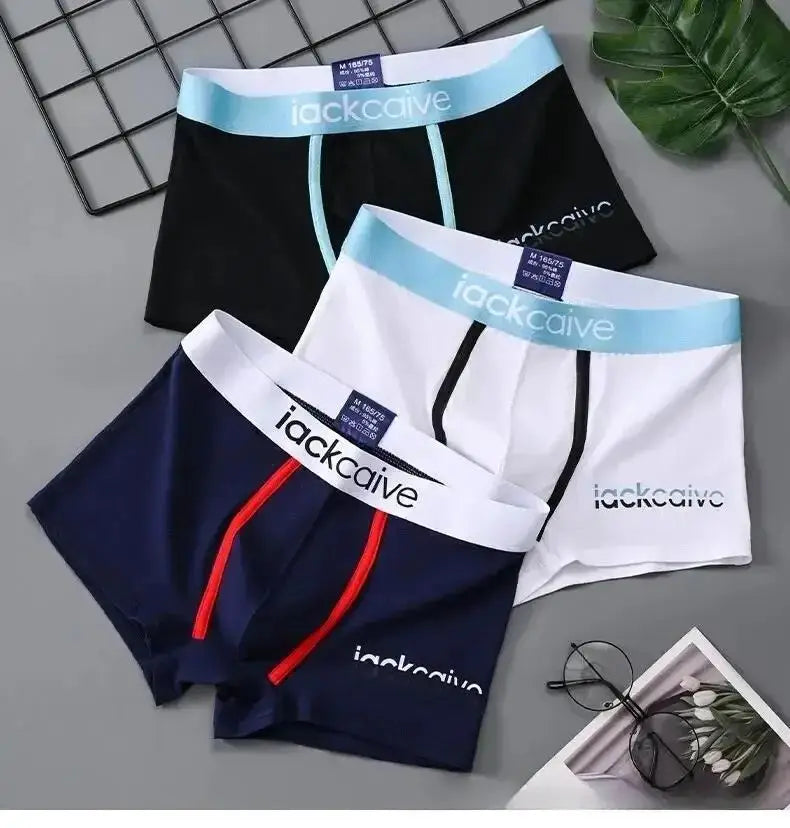 1/3 Uds XL-3XL bragas masculinas ropa interior de algodón para hombres Boxers Boxer transpirable calzoncillos estampados pantalones cortos cómodos ropa interior para hombres