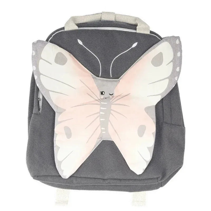 Mochila para niños, mochila escolar para niños pequeños, bonita mochila escolar para niños, bolso ligero para niño y niña, bolso de conejo, mariposa y León