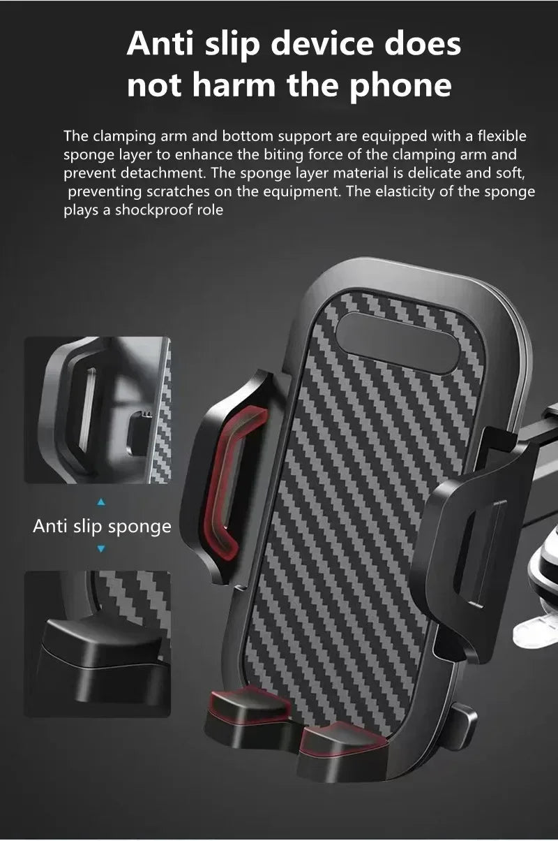 360 °   Soporte Universal para Teléfono Móvil en el Parabrisas del Coche, Soporte para Celular en el Tablero, con Ventosa, para iPhone 17 16 15 Samsung Xiaomi