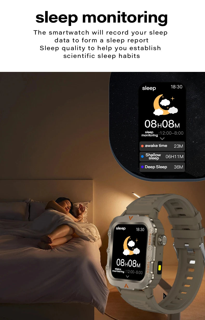 Reloj Inteligente con Monitor de Actividad Física y Bluetooth