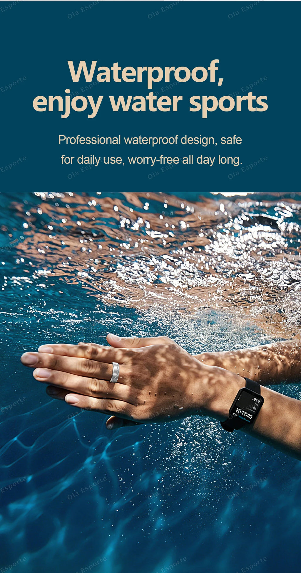 Anillo Inteligente de Joyería de Moda con Recordatorio de Llamadas, Alarma por Vibración, Monitor de Frecuencia Cardíaca y Oxígeno en Sangre, Resistente al Agua IP68, Regalo para Hombre