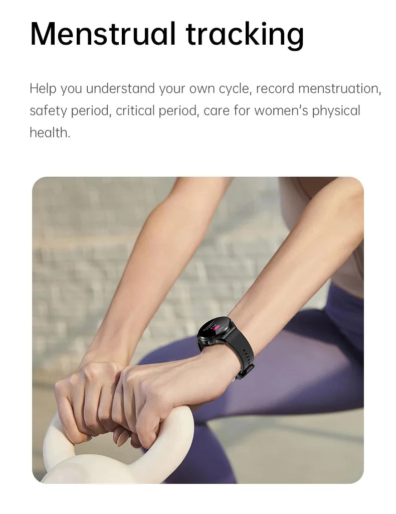 GEJIAN Reloj Inteligente ECG HRV IP67