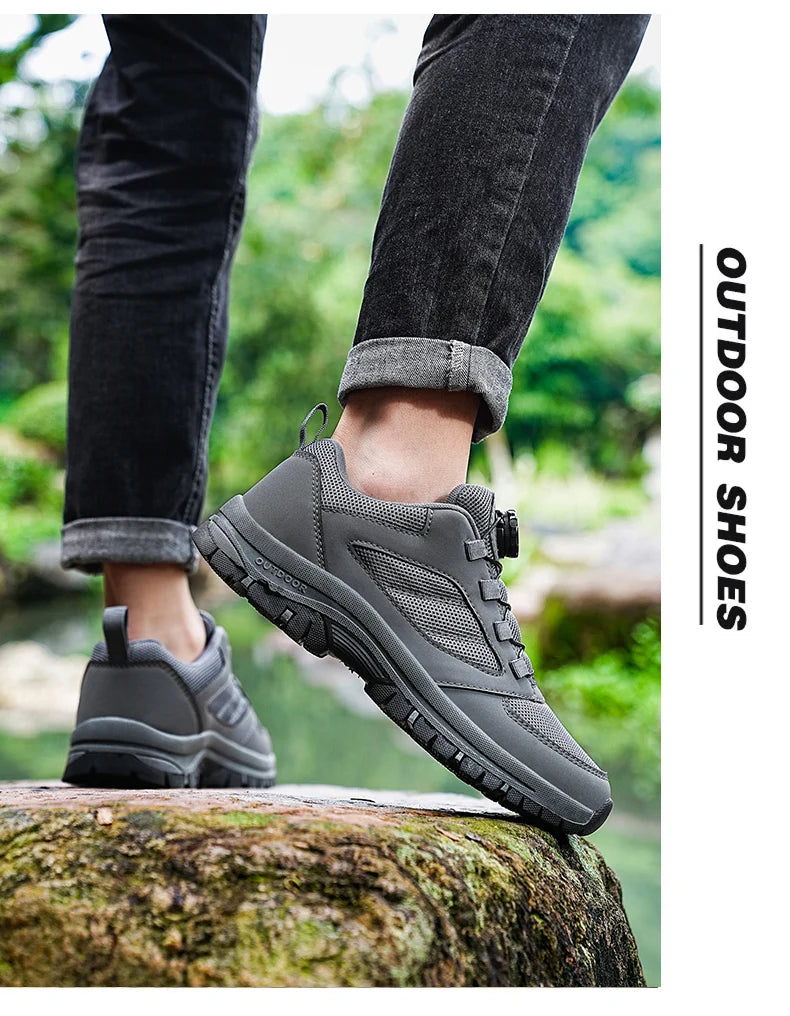 Zapatillas Deportivas Hombre con Hebilla Giratoria - Senderismo 39-48