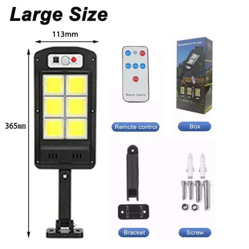 Luz Solar de Pared con Control Remoto para Exterior