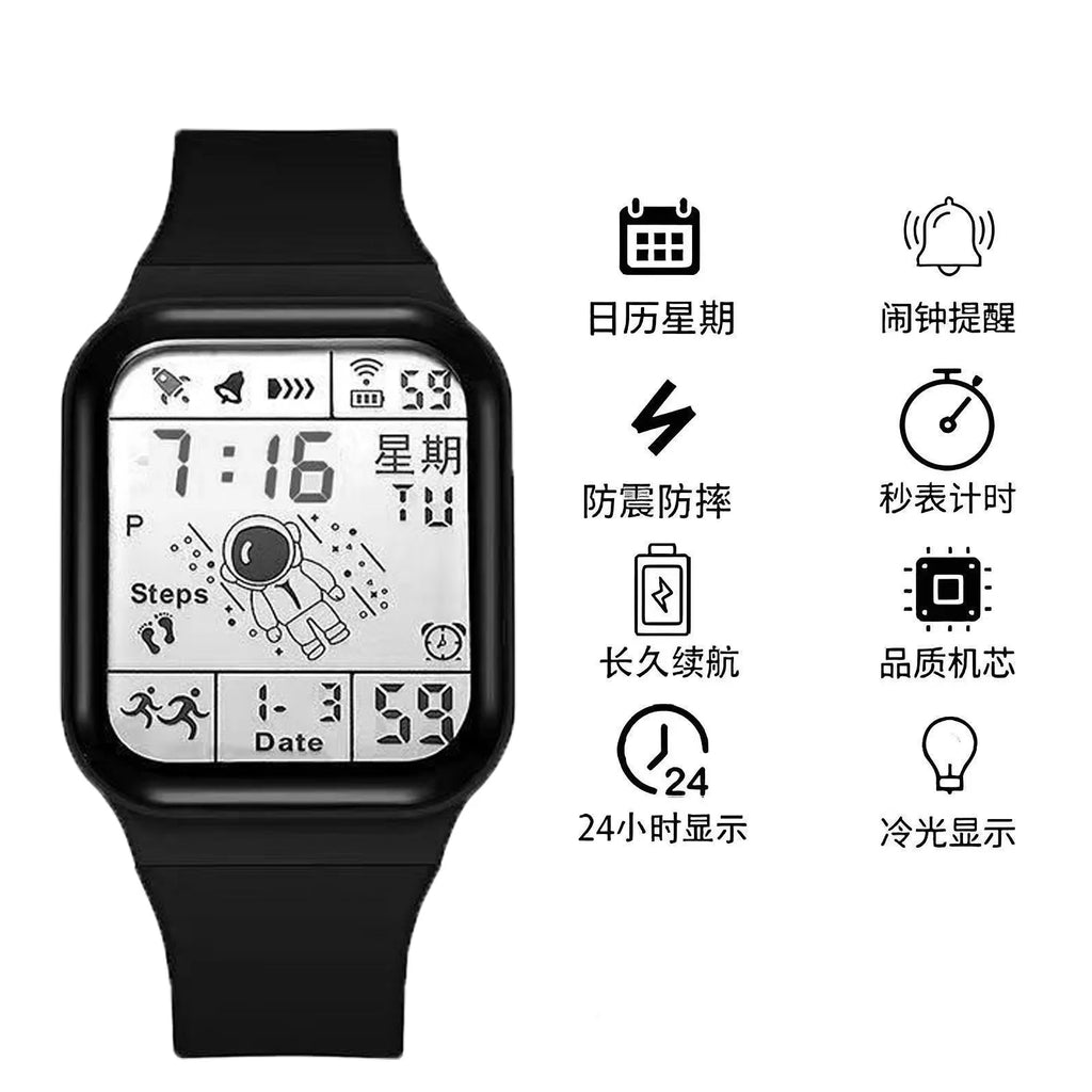 Reloj Digital de moda para hombres, mujeres y niños, relojes deportivos a prueba de suéter, reloj multifunción, reloj de pulsera electrónico para estudiantes