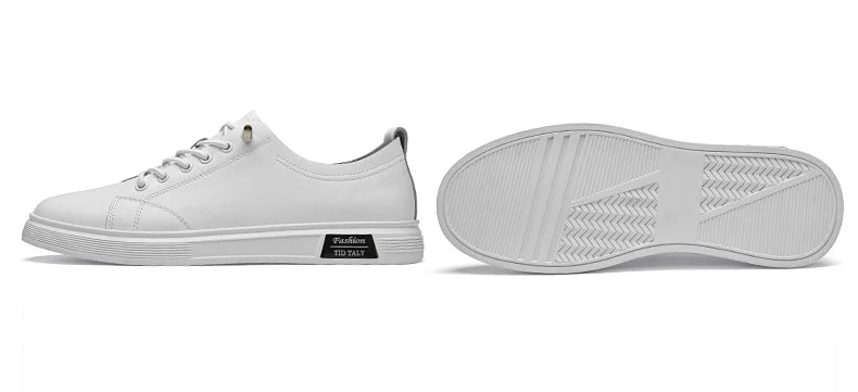 Zapatos casuales, zapatos deportivos de piel de vaca, zapatos planos, zapatos casuales clásicos para hombres, nuevos estilos de primavera y otoño, zapatos casuales de moda