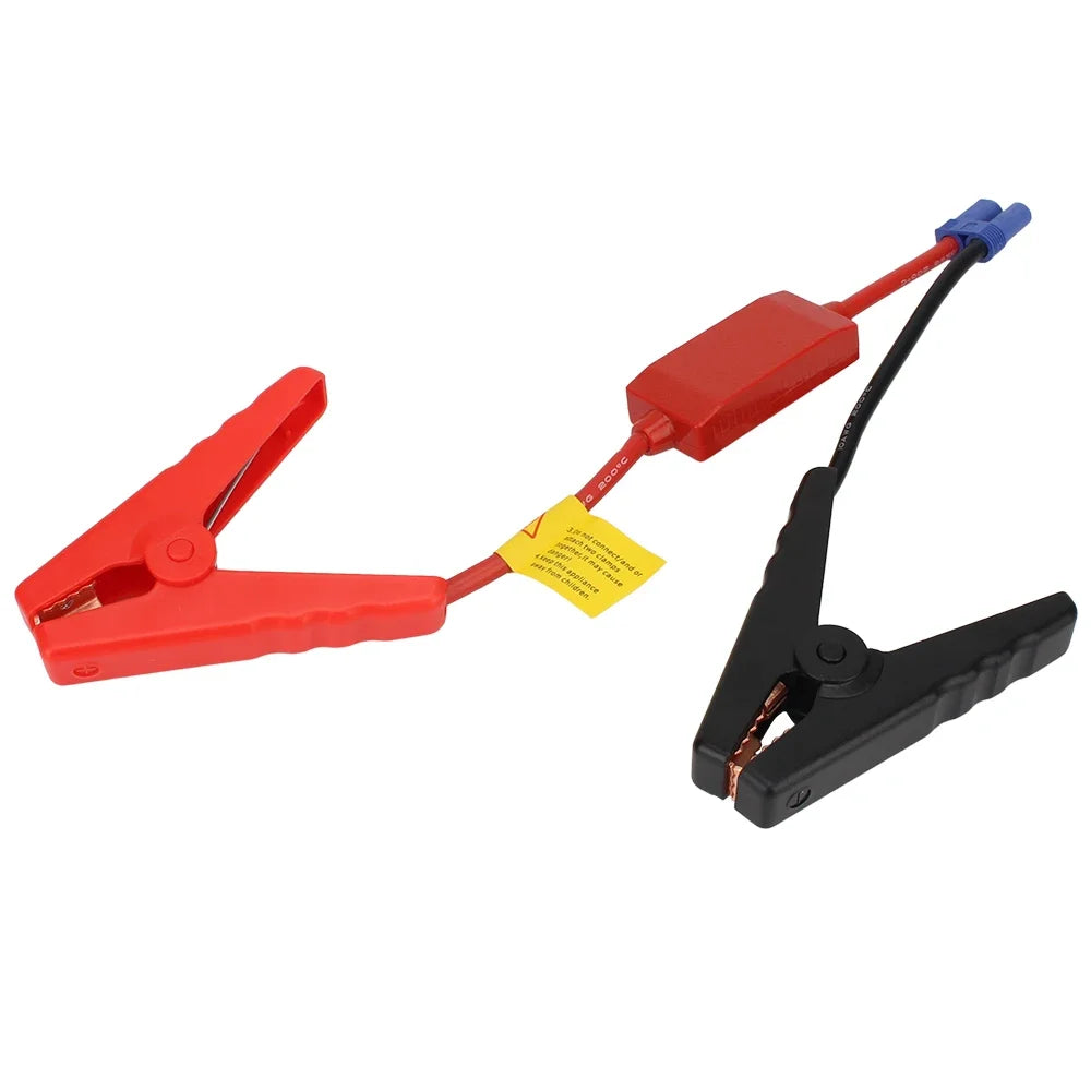 Cable con Pinzas de Cocodrilo para Arranque de Batería 12V EC5