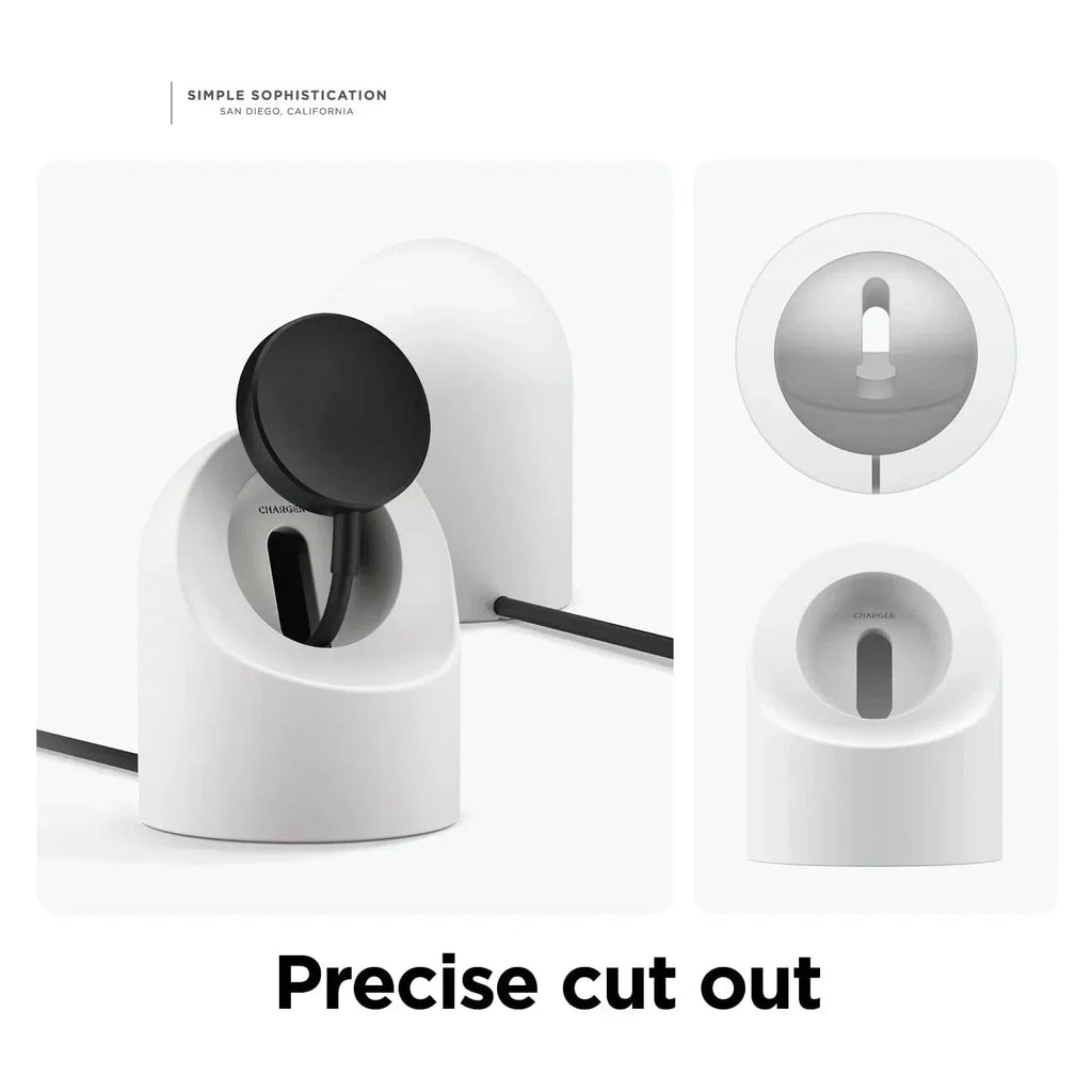 Soporte de Carga Compatible con Samsung Galaxy Watch 9 8 7 6 5, Base de Silicona para Cargador de Galaxy Watch 5 6 7 8 9 Pro