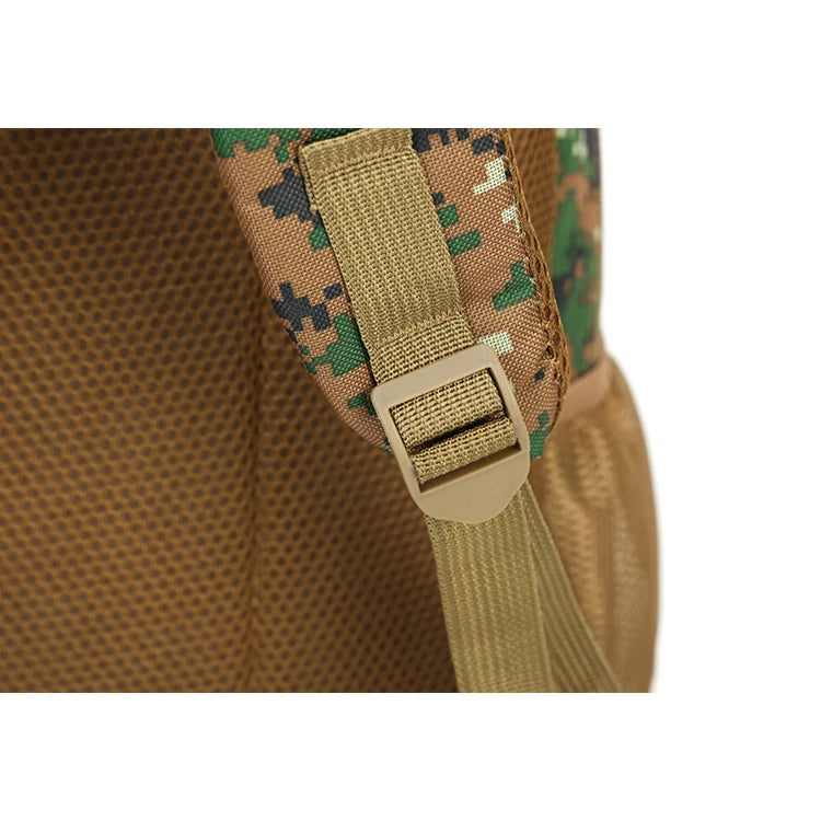 Mochila camuflaje de gran capacidad: cierre con cremallera, senderismo, viajes, mochila para aventuras al aire libre